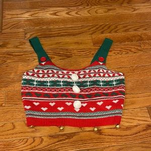 Christmas crop top